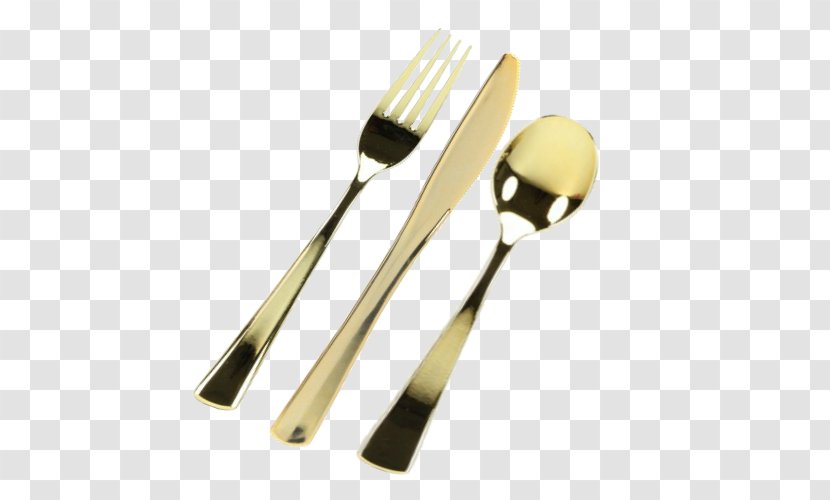 Wooden Spoon Plastic Silver Plate Cutlery - Disposable Transparent PNG