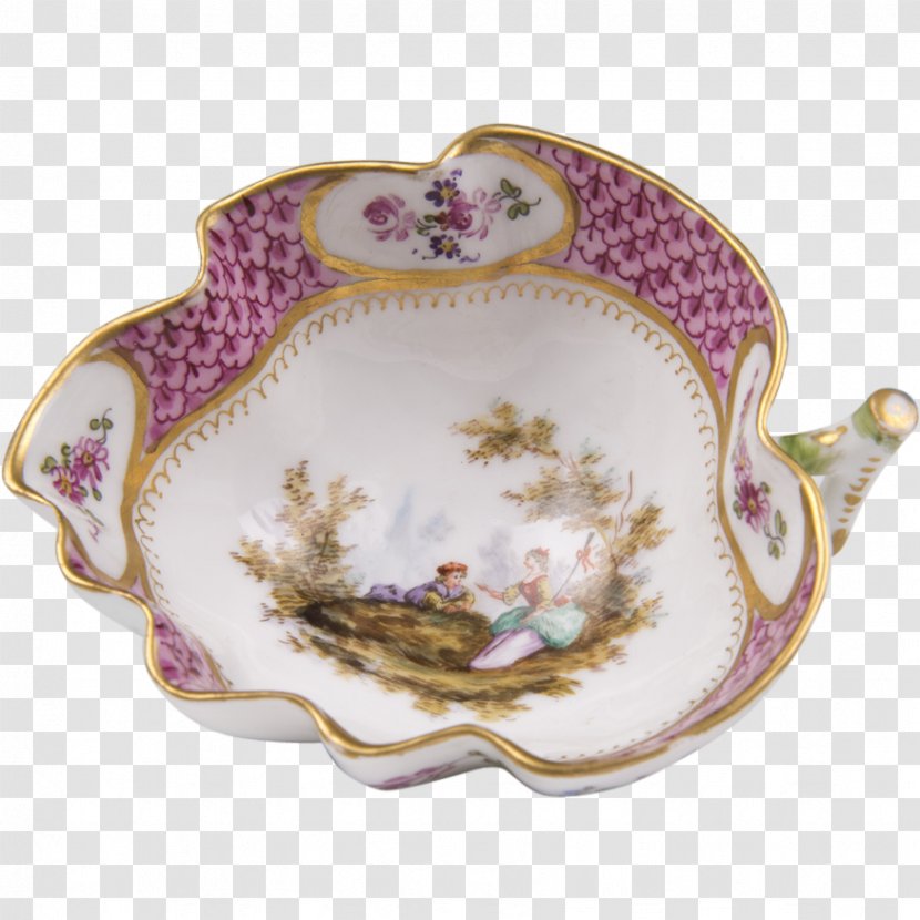 Meissen Porcelain Scheibe-Alsbach Pottery - Antique - Platter Transparent PNG