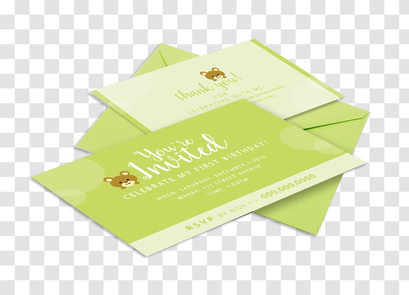 Green Business Cards - Yellow - Card Transparent PNG