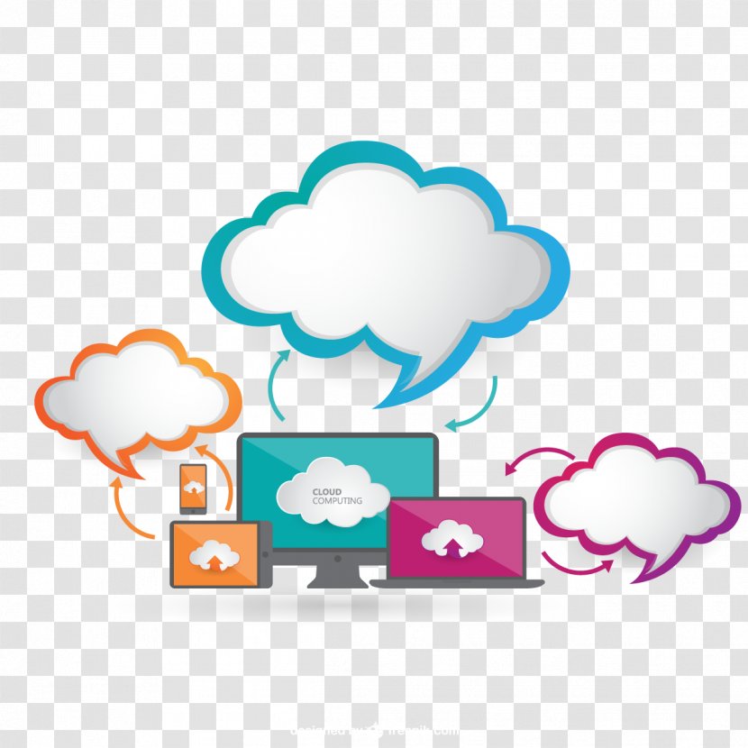 Cloud Computing Storage Download Computer File - Vector Information Transparent PNG