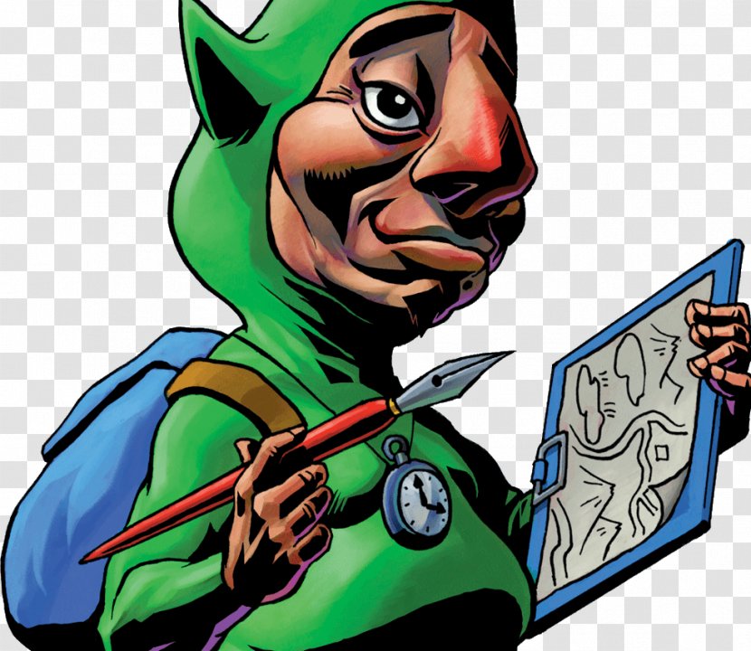 The Legend Of Zelda: Majora's Mask Freshly-Picked Tingle's Rosy Rupeeland Wind Waker Four Swords Adventures Oracle Ages - Fiction - Majoras Transparent PNG