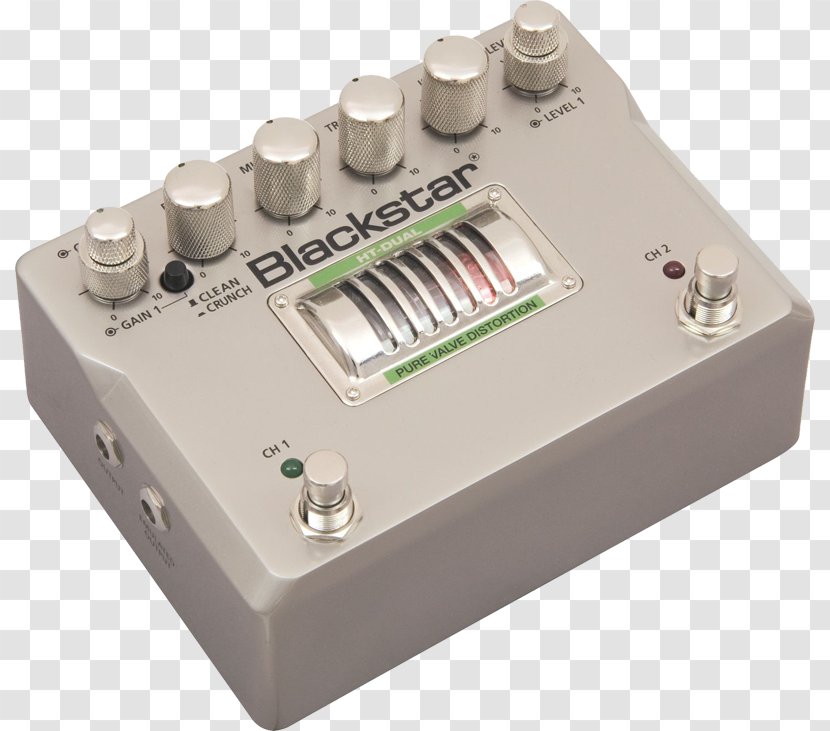 Distortion Blackstar Amplification Effects Processors & Pedals HT-Dual Electric Guitar - Hardware Transparent PNG