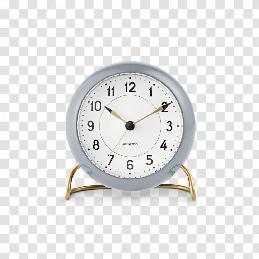 AJ Table Clock LK With Alarm Arne Jacobsen Station Clocks - Architect Transparent PNG