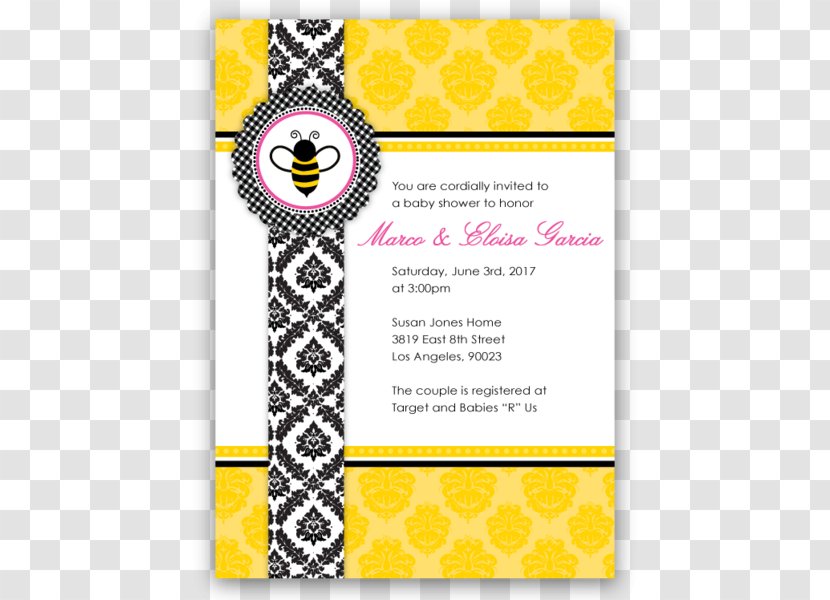 Baby Shower Diaper Party Infant Wanelo - Yellow Transparent PNG