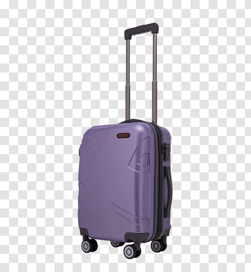 antler suitcase purple