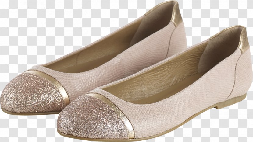 Ballet Flat Shoe Beige - Must Have Transparent PNG