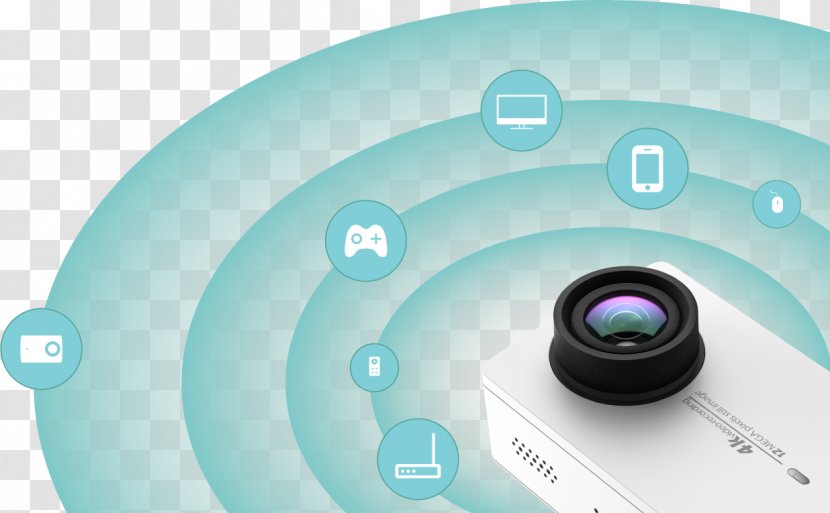 Camera Lens 4K Resolution Video Cameras Action - Cam Transparent PNG