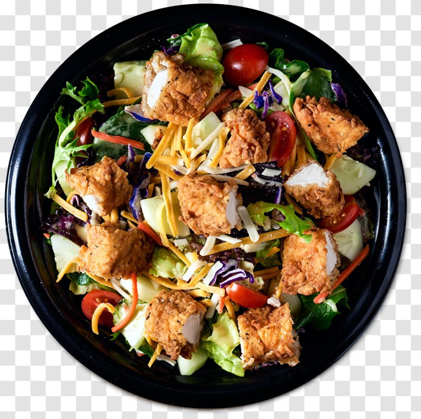 Chicken Salad Crispy Fried Fingers Fattoush Transparent PNG