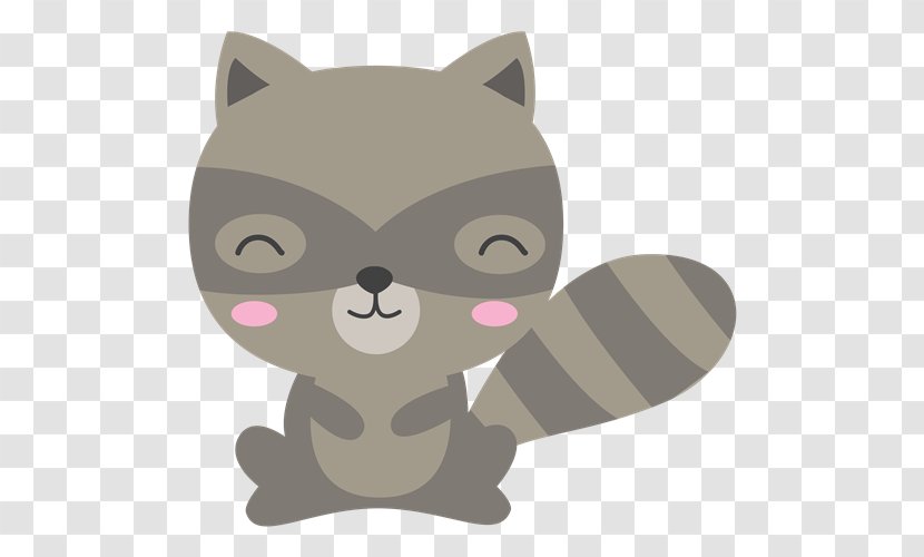 Cat Woodland And Forest Animals Raccoon Clip Art - Pet - Forests Clipart Transparent PNG