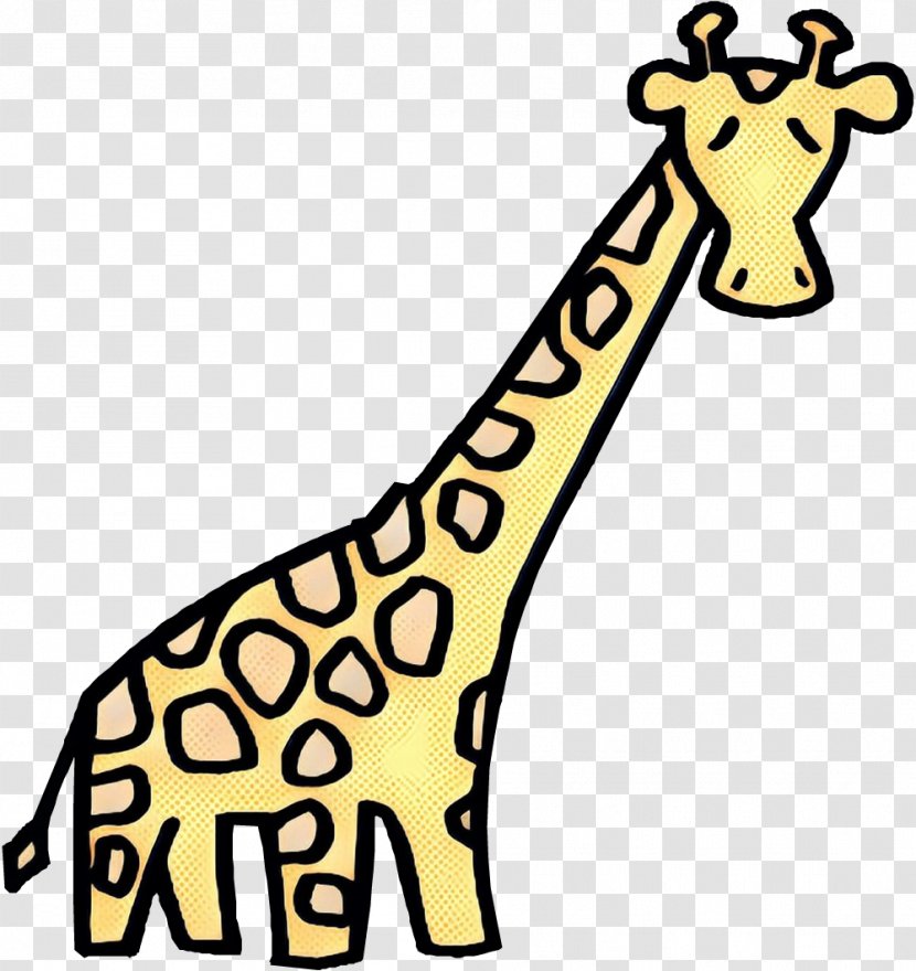Giraffe Cartoon - Wildlife - Tail Snout Transparent PNG