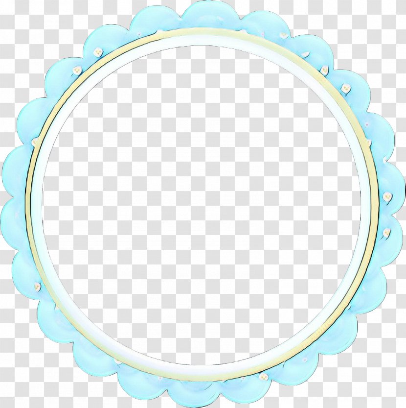 Aqua Turquoise Clip Art Dishware Circle - Pop - Oval Tableware Transparent PNG
