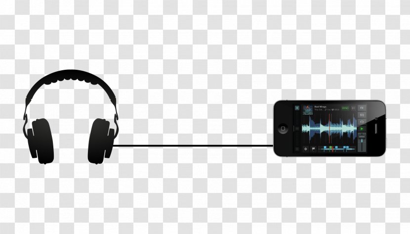 Disc Jockey YouTube Headphones Traktor Audio Mixers - Watercolor - Dj Transparent PNG
