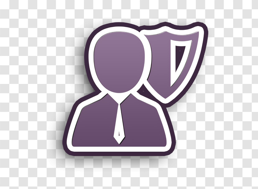 Business Icon Shield Icon Businessman With Shield Icon Transparent PNG