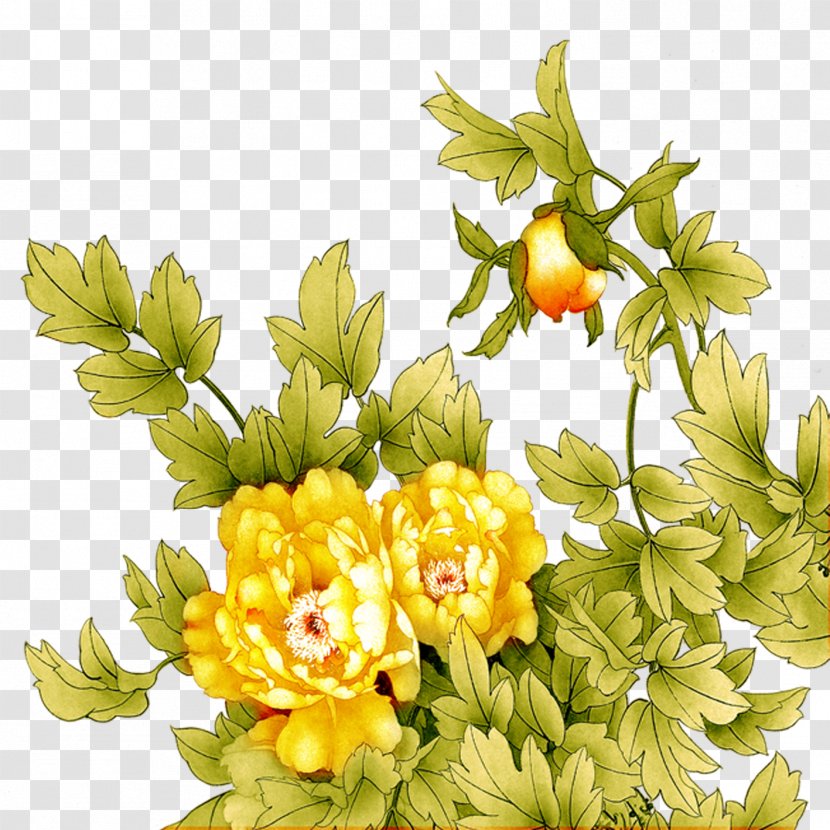 Floral Design Cut Flowers Flower Bouquet Chrysanthemum - Peony Transparent PNG