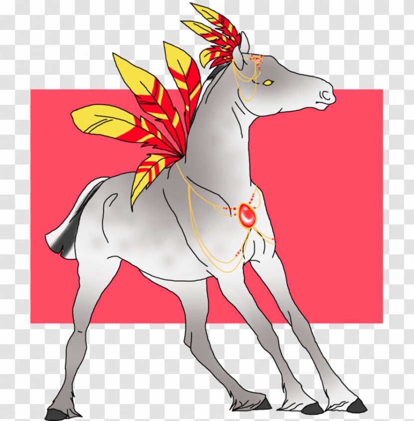 Mustang Donkey Clip Art Pony Illustration - Horse Transparent PNG