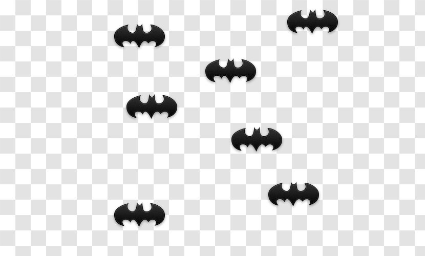 Batman Icon - Monochrome Transparent PNG