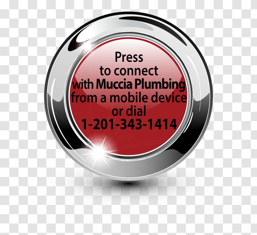 Muccia Plumbing Inc Web Button Design - Email Transparent PNG