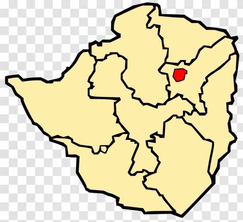 Provinces Of Zimbabwe Matabeleland North Province Harare Map - Cartography Transparent PNG