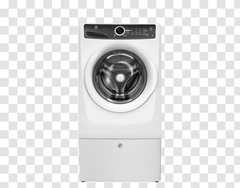 Washing Machines Clothes Dryer Electrolux EFLW417SIW 4.3 Cu. Ft. Front Load Washer With LuxCare Wash Home Appliance Laundry - Machine Transparent PNG