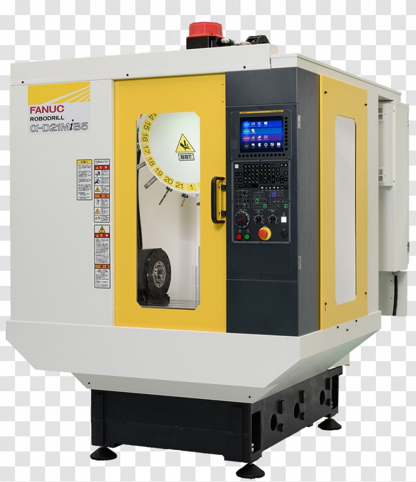 FANUC Milling Computer Numerical Control ロボドリル Machining - Metalworking - Austria Drill Transparent PNG