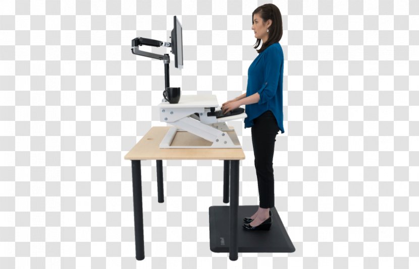 Standing Desk Sit-stand IMovR - Cubicle Transparent PNG