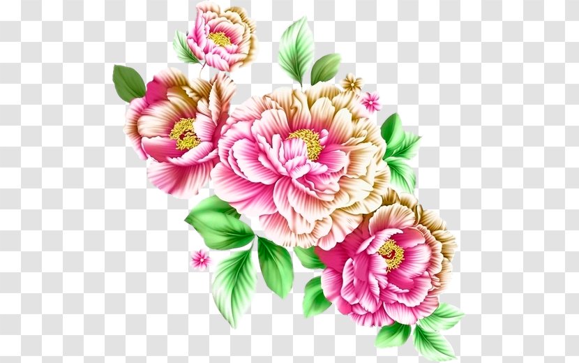 Floral Design Cut Flowers Cabbage Rose Carnation - Dahlia - Flower Transparent PNG