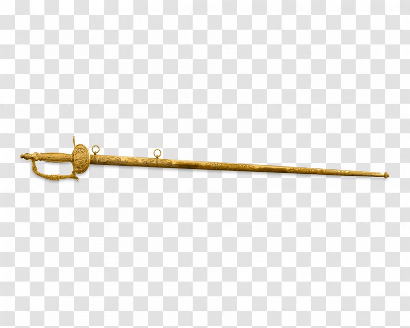 Ranged Weapon 01504 - Brass - Sabre Transparent PNG