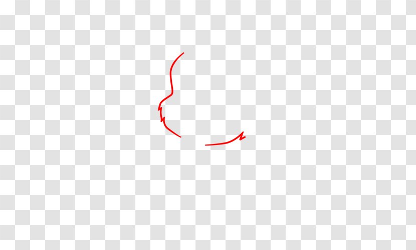 Line Point Angle - Red Transparent PNG