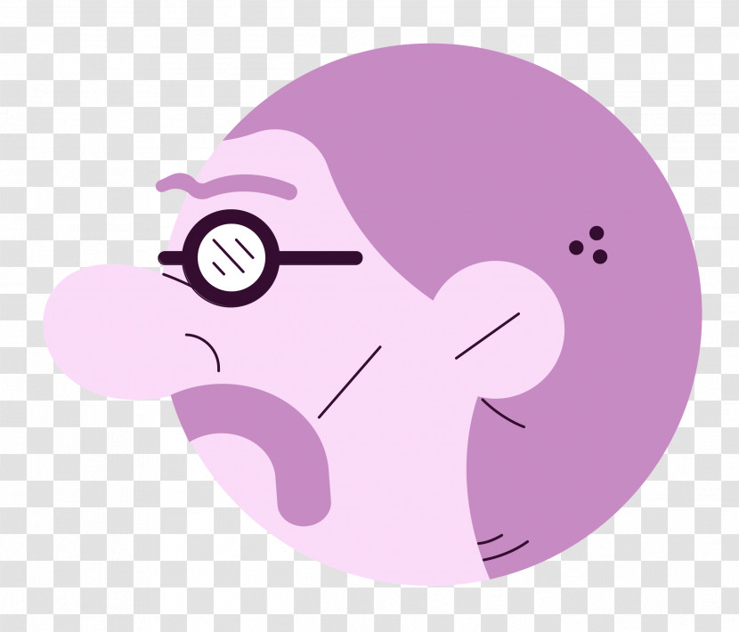 Lilac / M Lilac / M Snout Cartoon Circle Transparent PNG