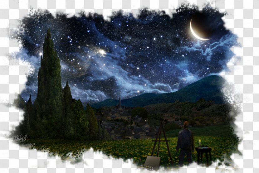 The Starry Night Artist Painting Sky - Nature Transparent PNG