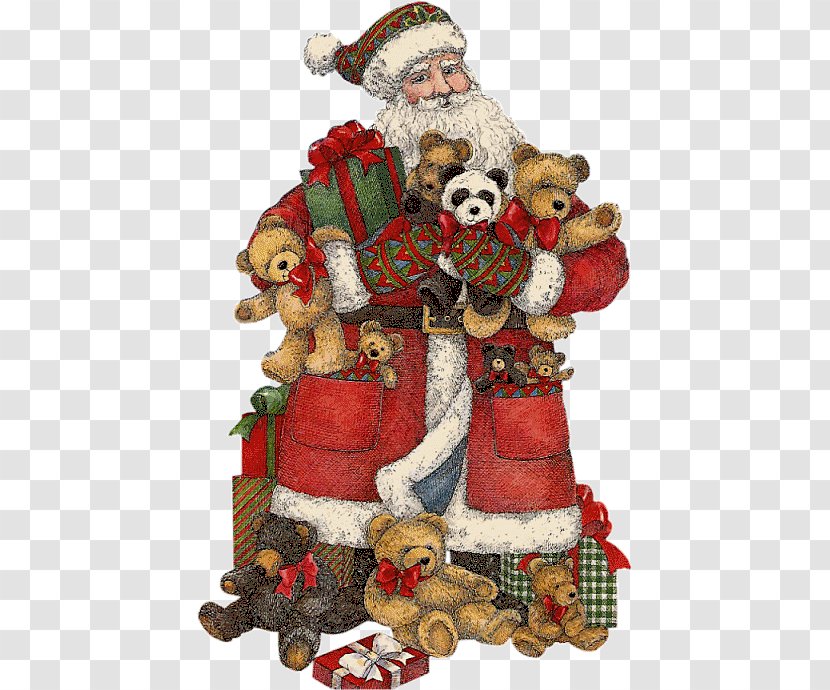 Santa Claus Ded Moroz Christmas Ornament Snegurochka - Gift - Collection Transparent PNG