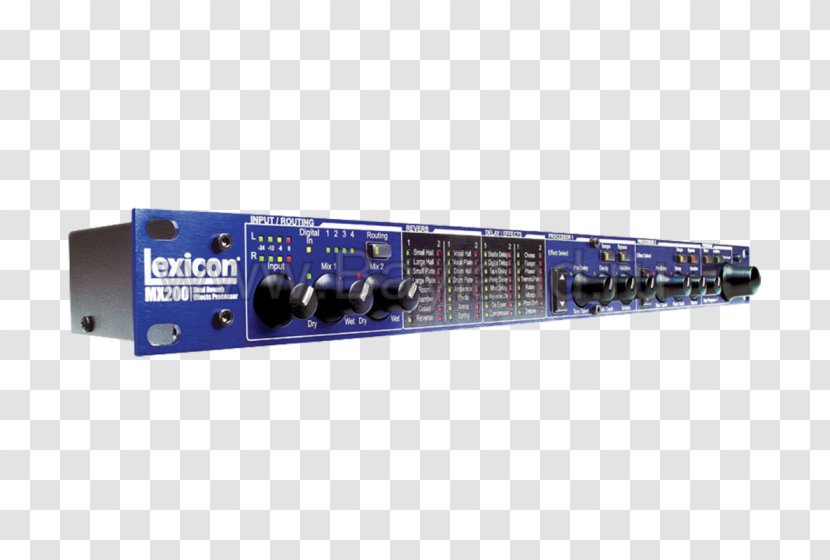 Lexicon MX200 Audio Effects Processors & Pedals MX300 Digital Signal Processor - Electronic Instrument - Component Transparent PNG