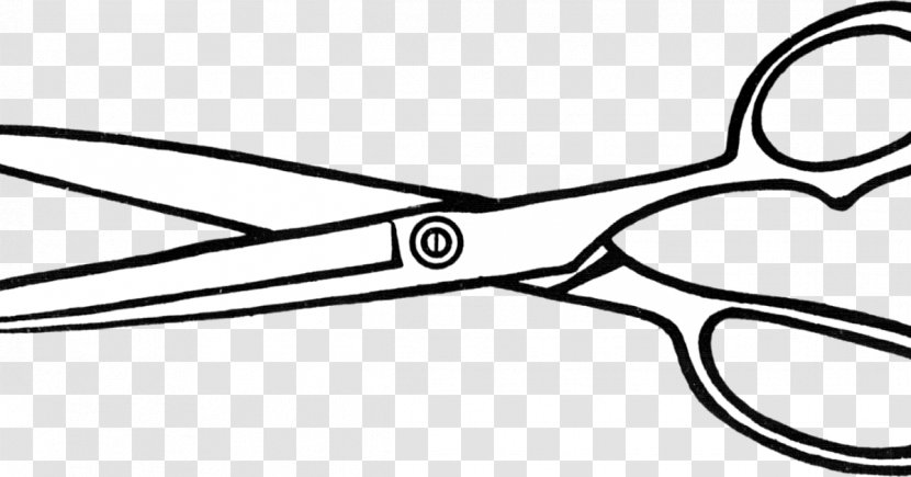 Hair-cutting Shears Scissors Clip Art - Line Transparent PNG