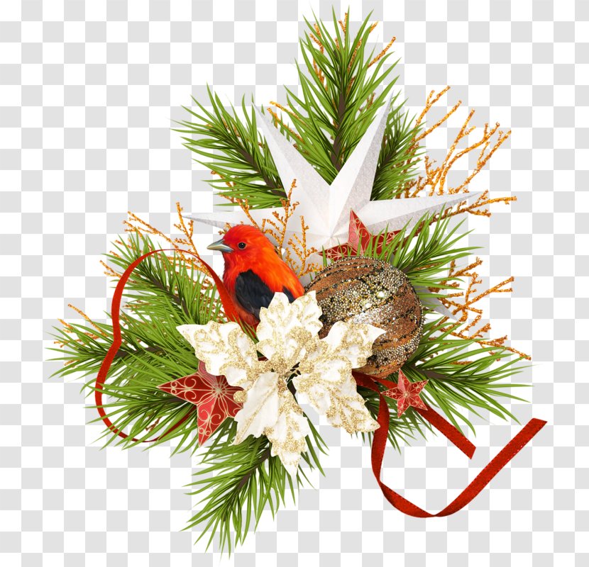 Christmas Day New Year Ornament Image - Flower Arranging - Tree Transparent PNG