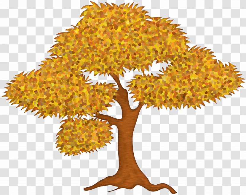 Clip Art Fall Tree Image - Plant Stem Transparent PNG