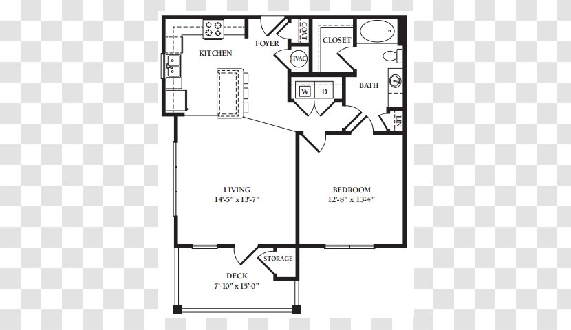 Legends At Chatham Floor Plan Azalea Apartment House - Area - Bath Tab Transparent PNG