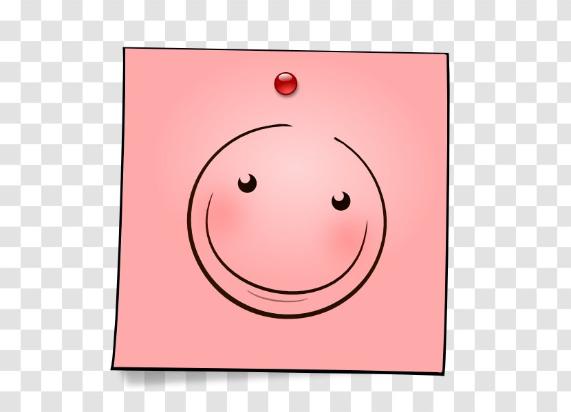 Smiley Happiness Rectangle - Pink M Transparent PNG