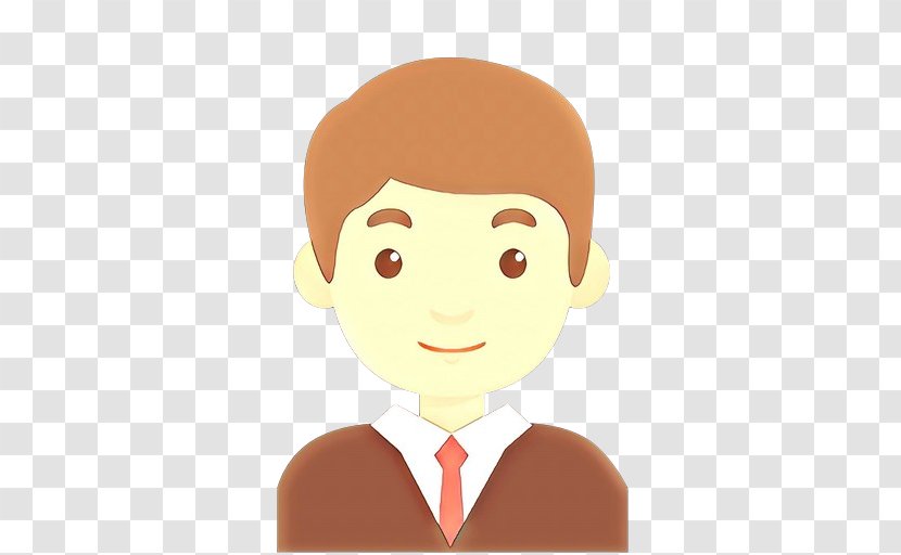 Cartoon Face Head Chin Male - Gesture Forehead Transparent PNG