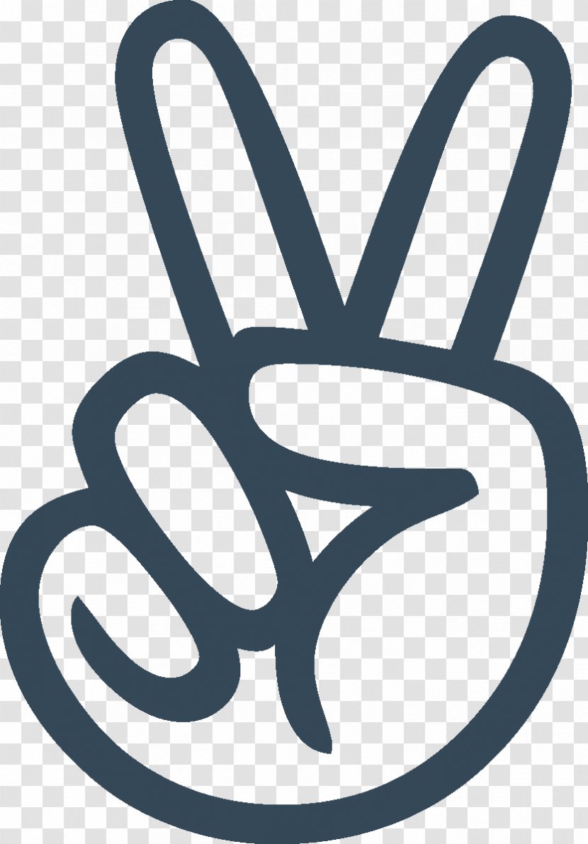 Peace Symbols Logo Business Company - V Sign Transparent PNG