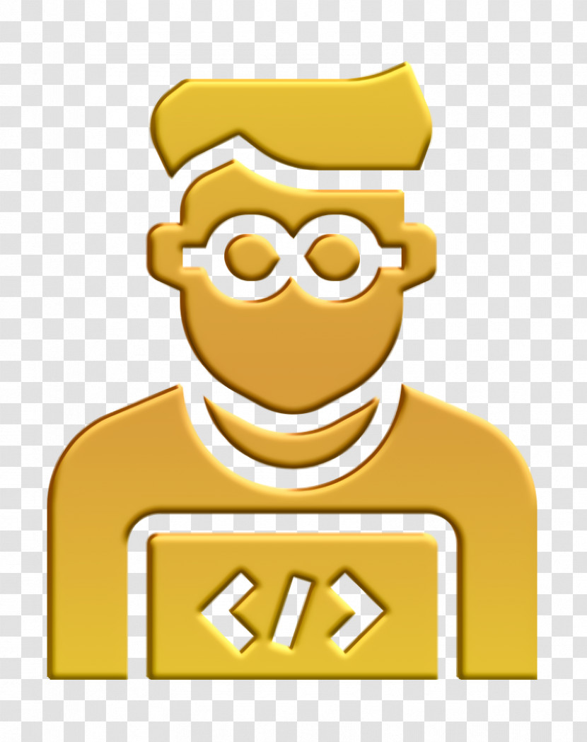 Professions And Jobs Icon Jobs And Occupations Icon Programmer Icon Transparent PNG