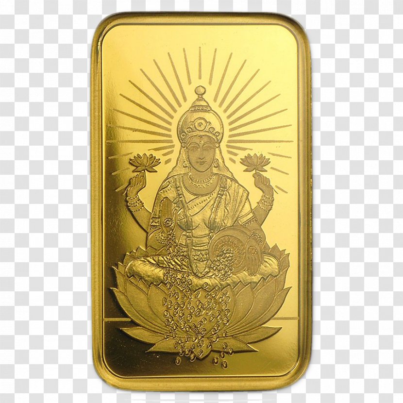 Gold Bar PAMP Lakshmi Precious Metal - Mint Transparent PNG