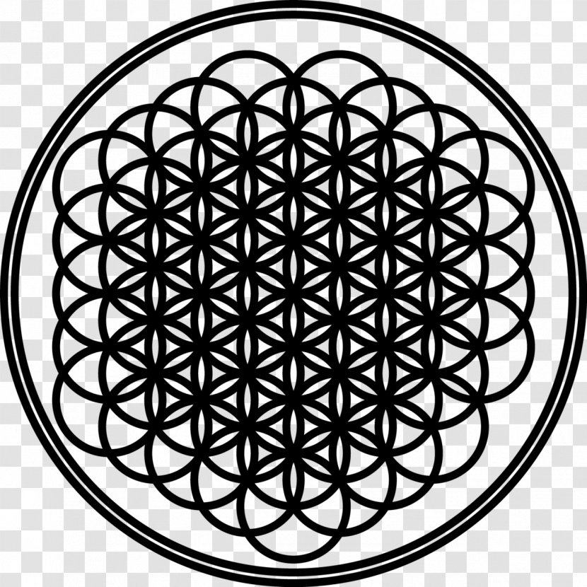 Sempiternal Bring Me The Horizon Logo Symbol - Black And White - Elements Of Life Transparent PNG