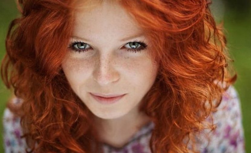 Red Hair Eye Color Hairstyle - Frame - Ginger Transparent PNG