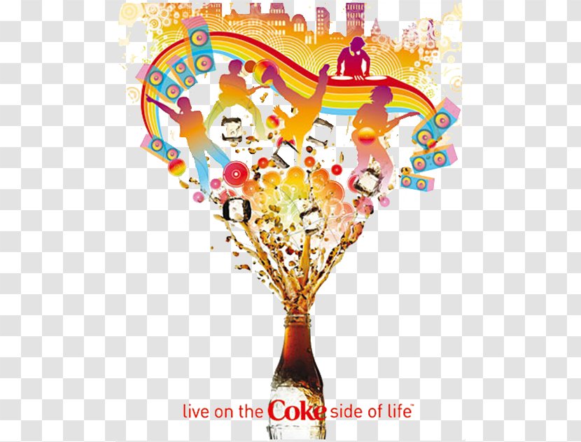 World Of Coca-Cola Soft Drink Pepsi - Heart - Beverage Posters Transparent PNG