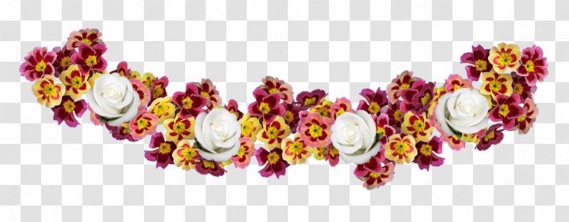 Crown Flower Wreath - Magenta Transparent PNG