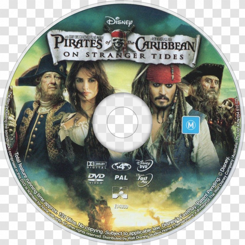 Pirates Of The Caribbean DVD Blu-ray Disc Film - Bluray - Caribbean: On Stranger Tides Transparent PNG