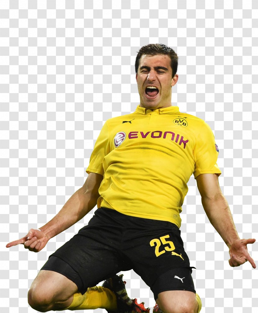 Sokratis Papastathopoulos Soccer Player Jersey T-shirt - Joint - Dortmund Transparent PNG