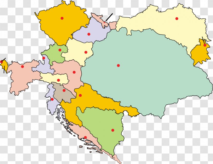 Austrian Empire Cisleithania Galicia First World War Kingdom Of Hungary - Austriahungary - Map Transparent PNG