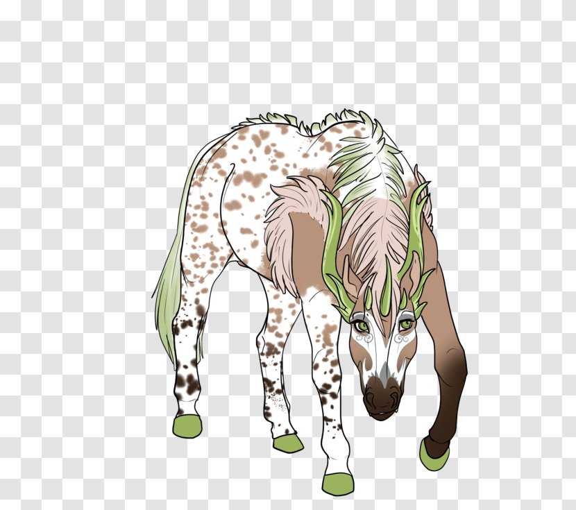 Giraffe Horse Fauna Illustration Tree Transparent PNG