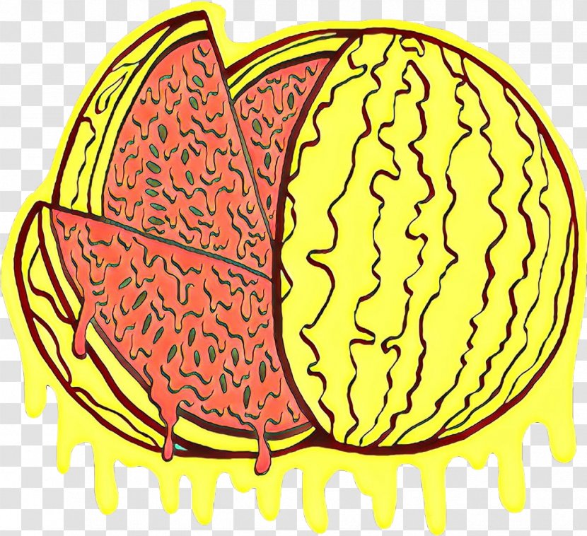 Watermelon Cartoon - Melon - Plant Yellow Transparent PNG